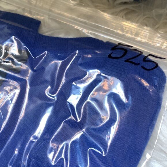 🍁SALE $15🍁 HALOGEN cashmere Vneck long sleeve sweater cobalt blue Small - Picture 7 of 7